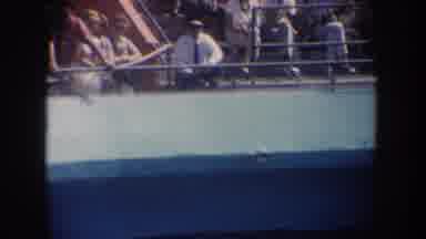 California USA (1962): People Watching The Sea