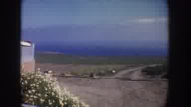 California USA (1962): A Video Of A Field And Then A Women Leaving A Stand And