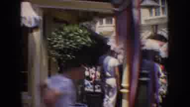 Anaheim California USA (1962): Crowds Standing And People Leisurely Walking Down