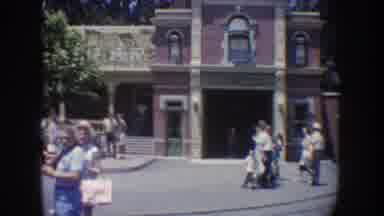 ANAHEIM CALIFORNIA USA-1962: People On The Street Playing And Having Fun With