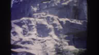 Anaheim California USA (1962): Water Falling Onto Rocks In Arid Landscape Then