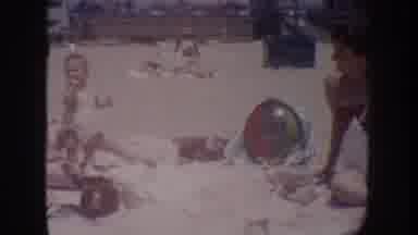 Anaheim California USA (1962): Home Movie With Double Exposure Of Scenes Of