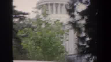 San Francisco California USA (1957): Sacramento Capitol Building With Trees In The