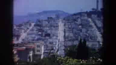 San Francisco California USA (1957): Street Views Of Large Impoverished City With