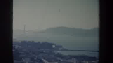 San Francisco California USA (1957): Beautiful Panoramic View Of The City From The