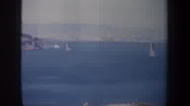 San Francisco California USA (1957): Birds Eye View Of A Body Of Water, The Bottom