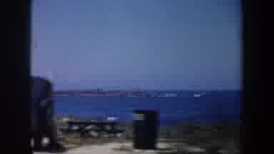 San Francisco California USA (1957): View Of Beautiful Blue Ocean On A Bright
