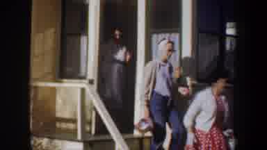 Portland Oregon USA (1957): Mother And Daughters Talking