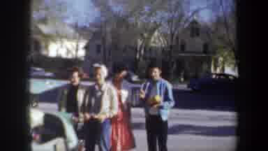 Portland Oregon USA (1957): Family Get Together In The 1990s With Cars
