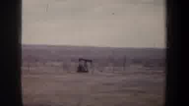 Portland Oregon USA (1957): Countryside Where Oil Is Extracted From The Earth