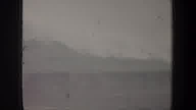 Portland Oregon USA (1957): Mountain, Snow Top, Black And White, Fog, Deserted