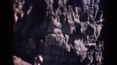 Portland Oregon USA (1957): Pan Shot Of Canyon Rocks