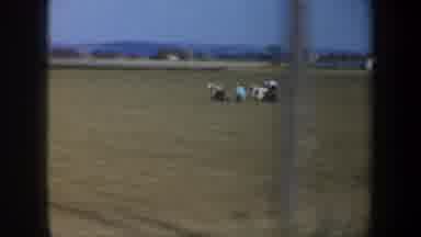 Portland Oregon USA (1957): Side View From Moving Car Footage Showing Different