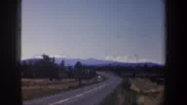 Portland Oregon USA (1957): Scenic View Of Distant Snow-Capped Mountains From The