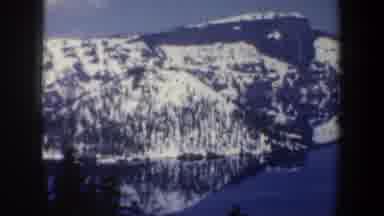 Portland Oregon USA (1957): Nice Nature View Showing Snow Cover Hill Valley Near