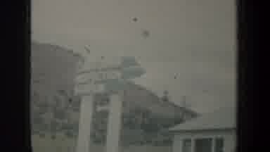 Portland Oregon USA (1957): Panoramic View Of Railroad Bridge Over River In