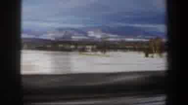 New Hampshire USA (1962): Archival Home Video Footage Winter Road Trip Driving