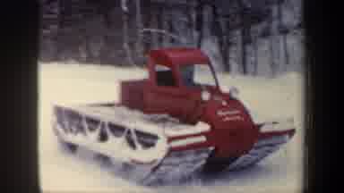 New Hampshire USA (1962): Red Snow "Tank" Traverses Wintery Weather With Ease And