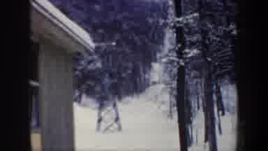 New Hampshire USA (1962): Someone Is Traveling In The Rope Car To Enjoy Their