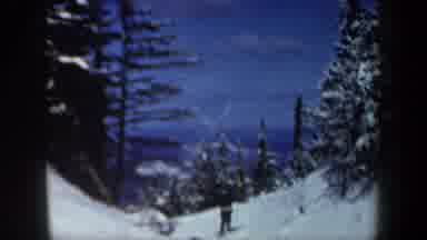 New Hampshire USA (1962): Skiing Alone In Peace
