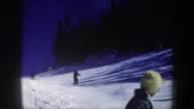 New Hampshire USA (1962): People Skiing Snow Special Moment