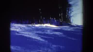 New Hampshire USA (1962): The Boy Skating In The Snow And Hill Station Happy