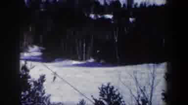 New Hampshire USA (1962): Trees Snow Cables Ski Forest Ski Jacket Slalom Pants