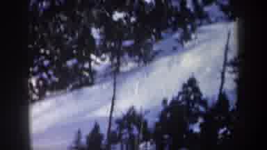 New York USA (1962): The Man Skiing Very Well In Ice Bar It Is Dangerous Also In
