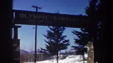 New York USA (1962): Entry Gate To An Olympic Bobsled Run In New York