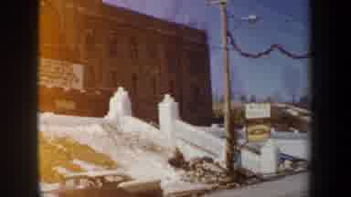 New York USA (1962): Sing Of A Winter Ski Jumping Competition On A Town Full Of