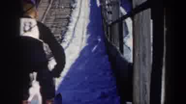 New York USA (1962): The Boy Scatting On The Snow