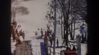 New York USA (1962): Skier Wipes Out After Jumping Hill In Front Of Large Crowd