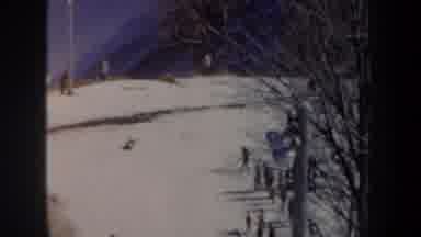 New York USA (1962): Ski Jumping Competition Back In The Days On The Snow