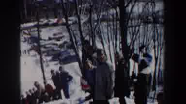 New York USA (1962): An Olden Edit Of A Long Jump Skiing Event Captured On Film