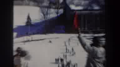 New York USA (1962): Ski Sporting Event That Shows Professional Skiing And Skiers