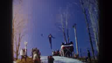 New York USA (1962): Ski Base Jumping From A Mountain Competitively