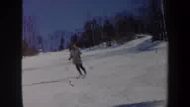 Vermont USA (1962): Ski Down A Mountain While Zigzagging