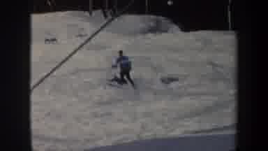 Vermont USA (1962): Winter Skiing Down The Slope