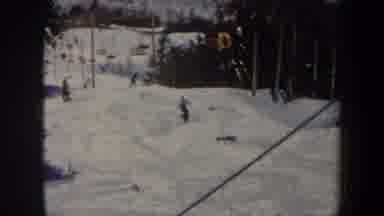 Vermont USA (1962): Skiing On Snowy Mountain Near Ski Lift