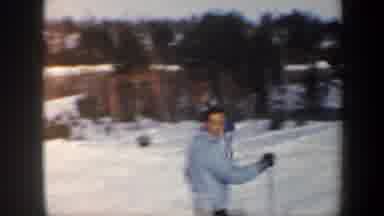 Vermont USA (1962): Practicing Skiing In The Mountains