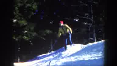 Vermont USA (1962): The Scatter Rider Scatting In SnowIt Was Very Thrilling Game