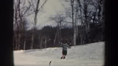 Vermont USA (1962): Skiing Sport Moment Joy Attention