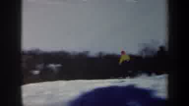Vermont USA (1962): A Person Skies On A Ski Slope Among Fir Trees