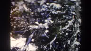 Vermont USA (1962): Women Skis On A Dangerous Snowy Mountain Slope With A Helmet