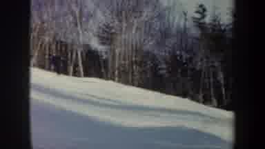Vermont USA (1962): Speeding Down The Mountain Making Turns And Dodging Obstacles