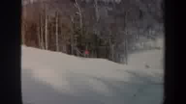 Vermont USA (1962): Various People Skiing On A Large Mountain Plateau Full Of Snow