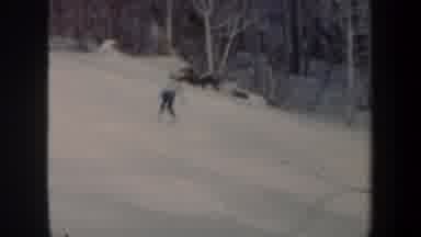 Vermont USA (1962): Rolling Down Hill Faster Than A Avalanche During A Record Snow