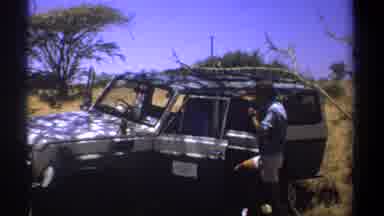 Kenya (1969): The Persons Are In The Vehicle To Talking And Drinking Also