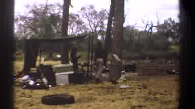 Kenya (1969): Black Man Forest Talking Jungle Day Grass Tend Below Crates