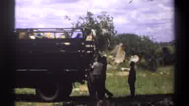 Lagos Nigeria (1969): Men Unloading A Truck